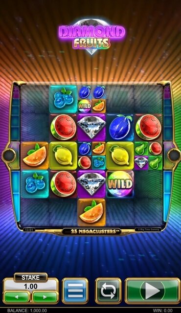 Big Time Gaming - Diamond Fruits slot