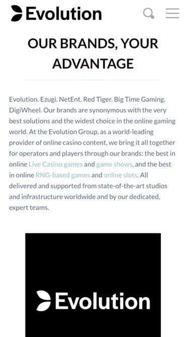 Discover all of the major live casino brands operating under the Evolution Gaming umbrella.