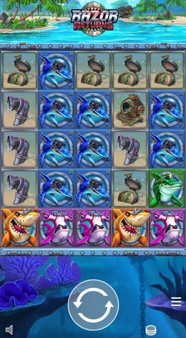 Push Gaming's Razor Returns slot screen