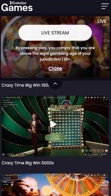 Evolution - Crazy Time Big Win