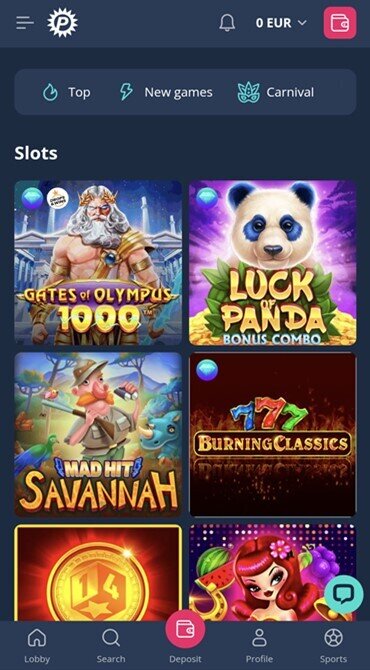 Look at Platincasino's jam-packed slot game library, which totals over 3,500+ slot titles across a range of themes.