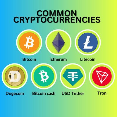 common cryptocurrencies