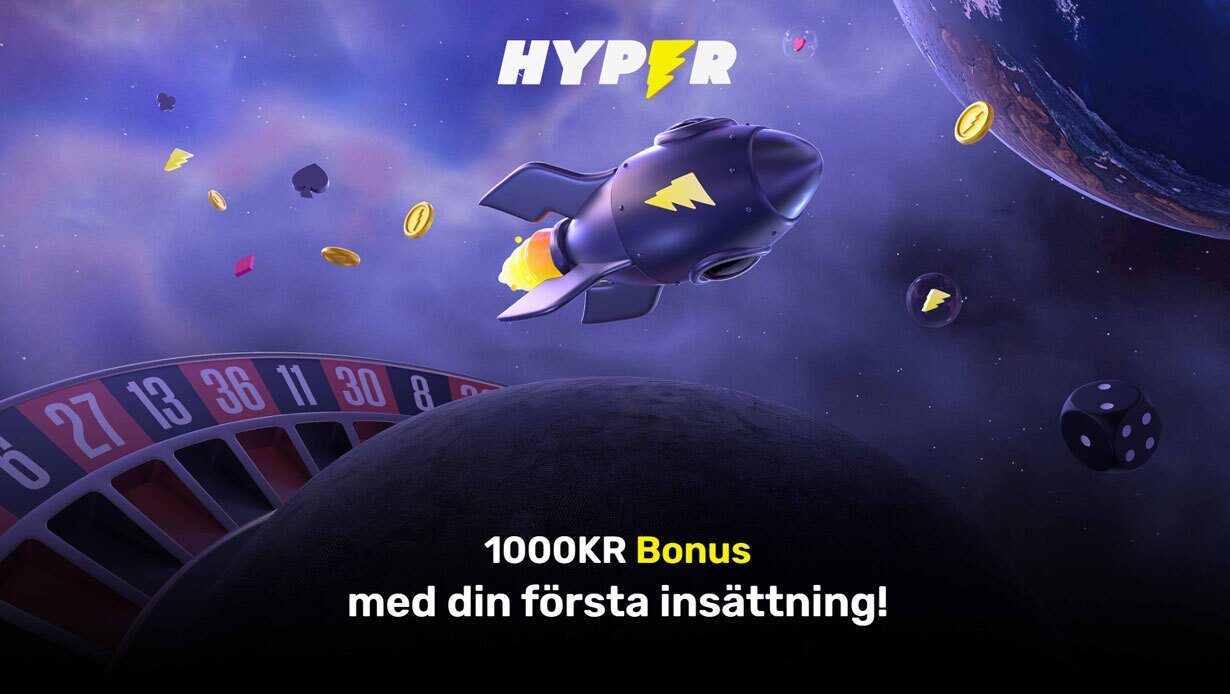Screenshot från Hyper Casinos hemsida