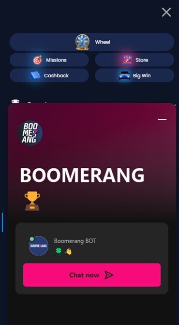 Boomerang Casino Customer Service