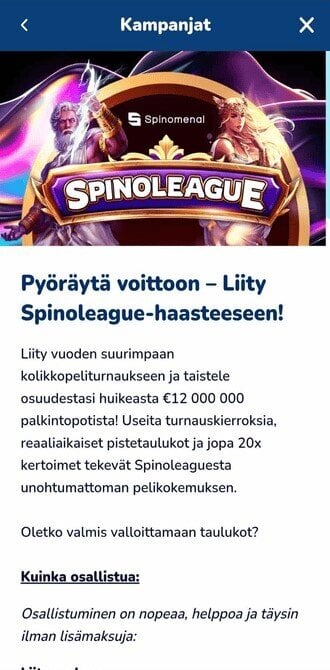 Buusti pyorayta voitton