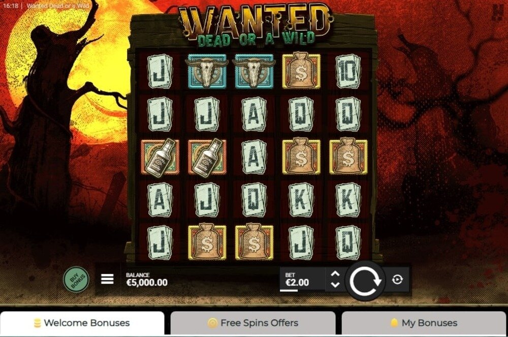 Wanted Dead or a Wild (Hacksaw Gaming)