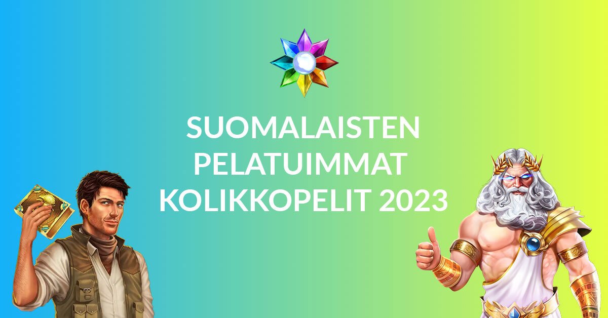 suomalaisten pelatuimmat kolikkopelit 2023