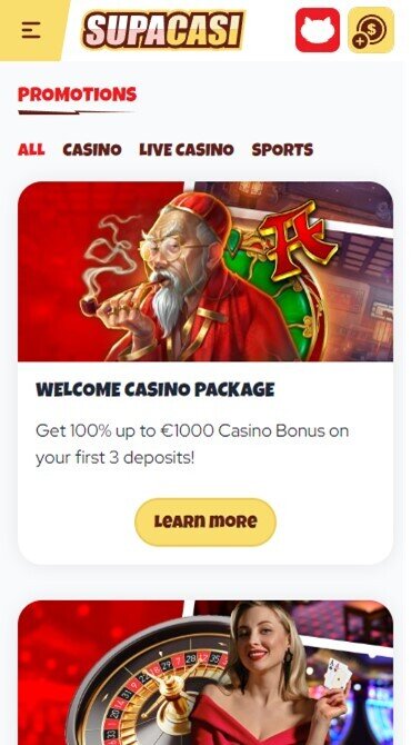 Supacasi Casino Promotions