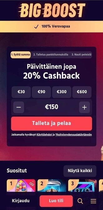 Big Boost Cashback