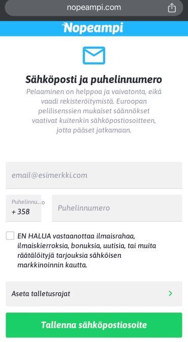 Nopeampi sähköposti