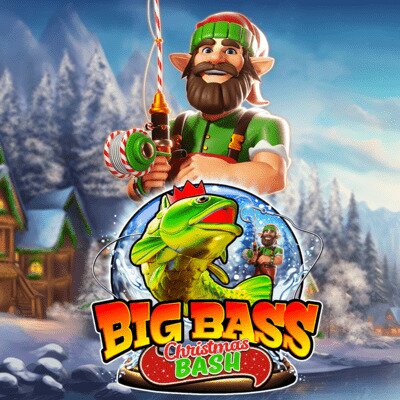 Big Bass Christmas Bash game logo
