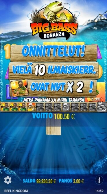 Big Bass Bonanza ylimääräinen ilmaiskierros