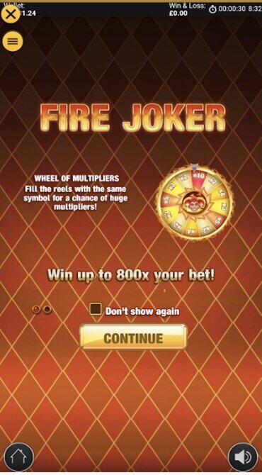 Fire Joker - Wheel of Multipliers