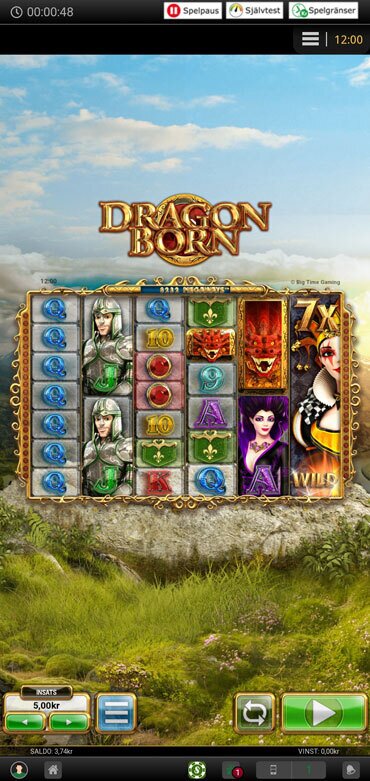 dragon born första megaways spelautomaten