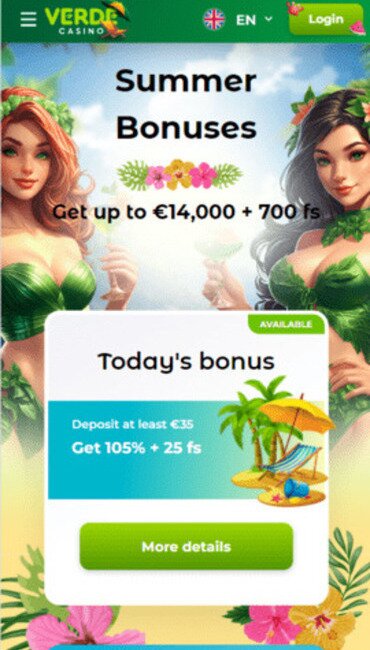 Verde summerbonus