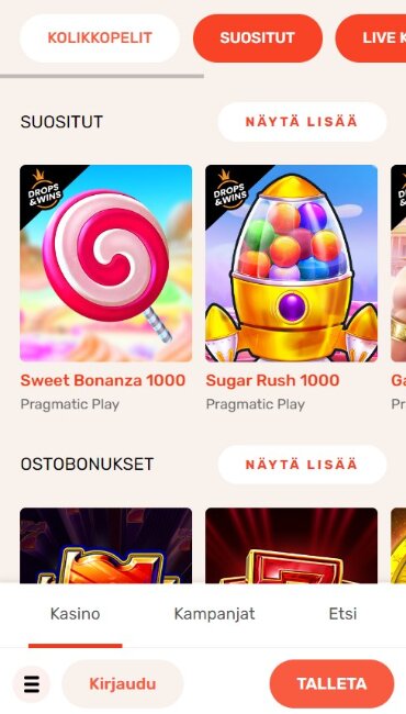 Koi Casino kolikkopelit