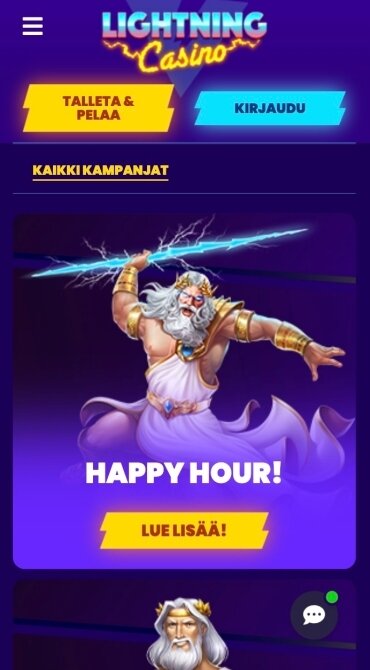 Lightning casino kampanjat