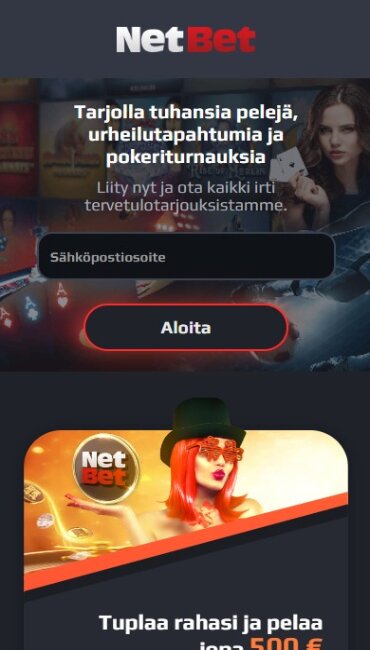 NetBet etusivu