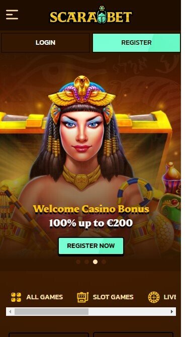 Scarabet Casino Registration