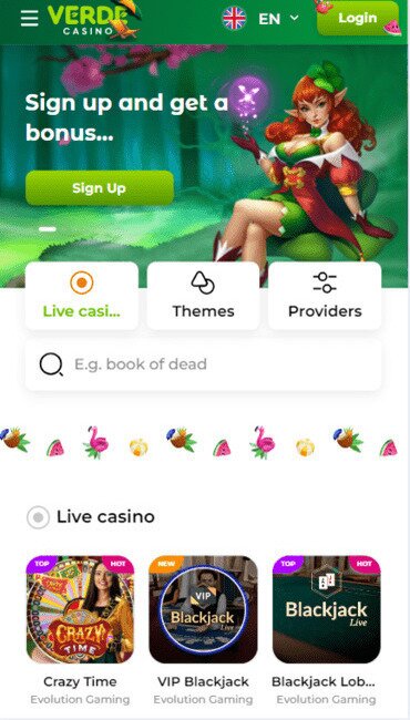 verde livecasino