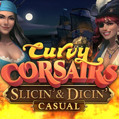 Curvy Corsairs Slicin & Dicin' Logo