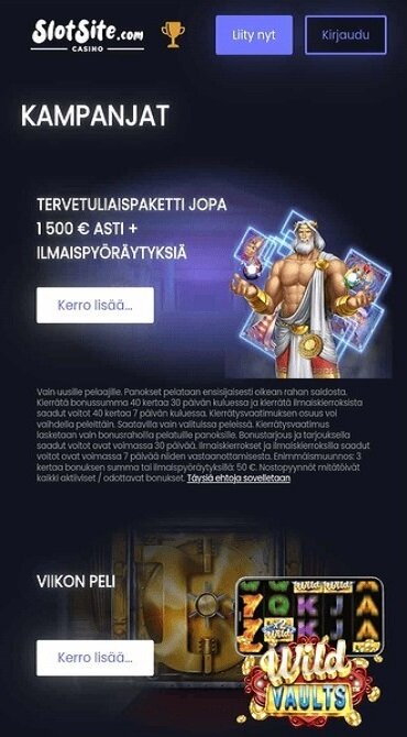 Slotsite Kampanjat