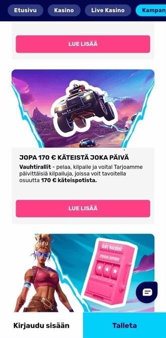 Vauhdikas Bonukset