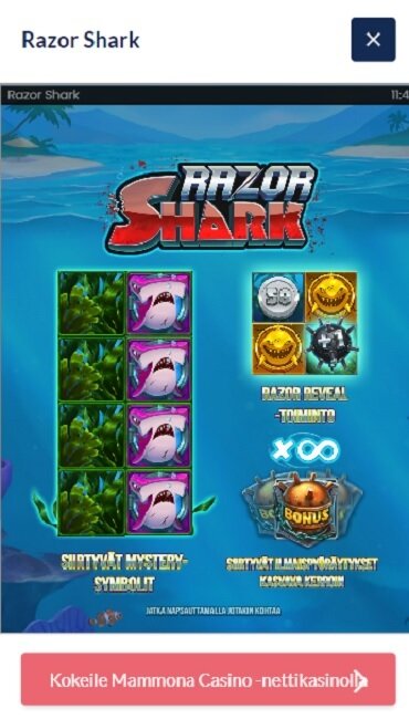 push gaming razor shark