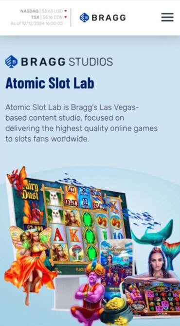 Image showing Atomic Slot Lab games on desktop and mobile.