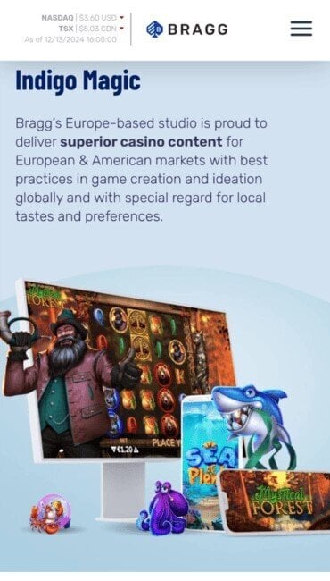 Image showing Indigo Magic slots on desktop and mobile.