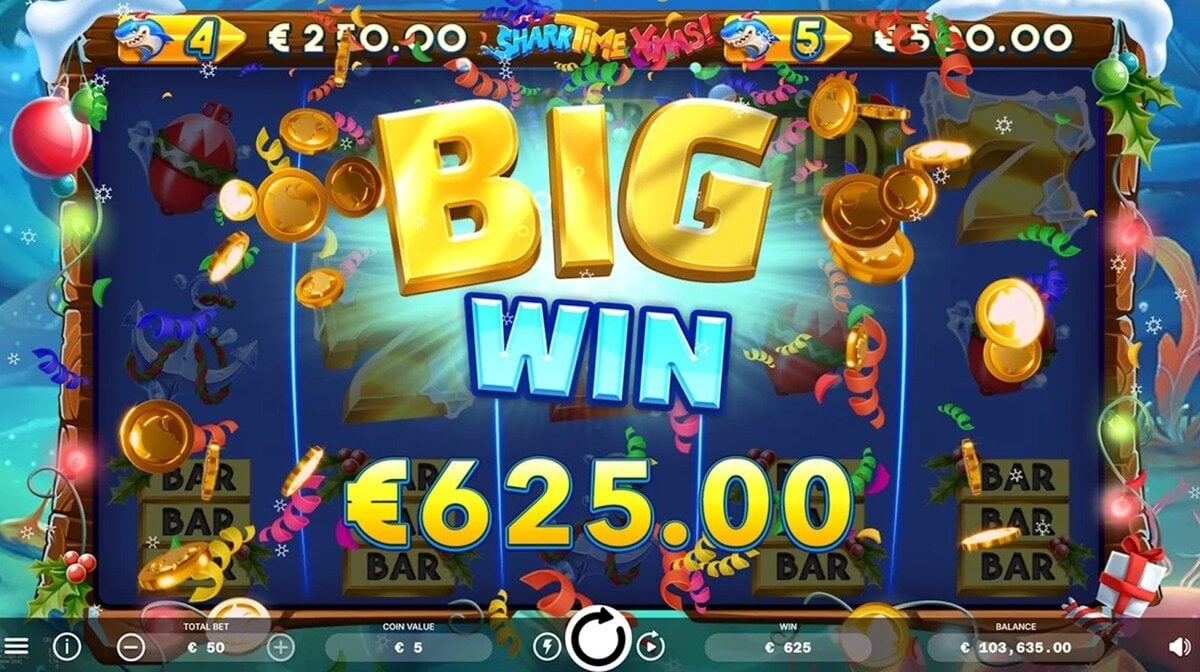 Big win in It's Shark Time Christmas.