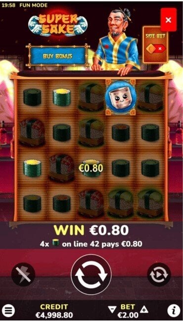 Image showing Super Sake’s grid.