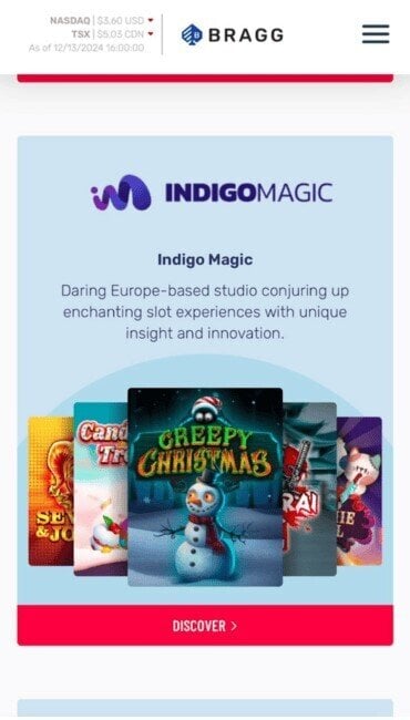 Picture showing thumbnails of Indigo Magic slots.