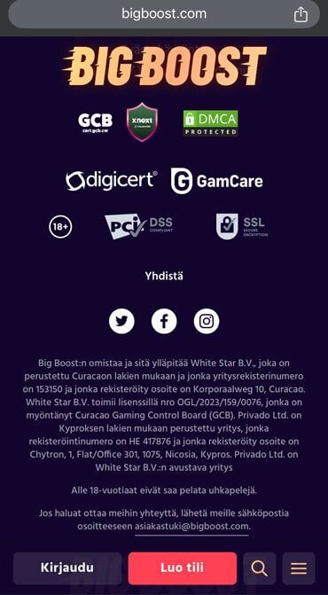 curacao logo kasinon alatunnisteessa
