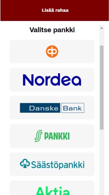 Tässä on Shotzin Zimpler-talletussivu