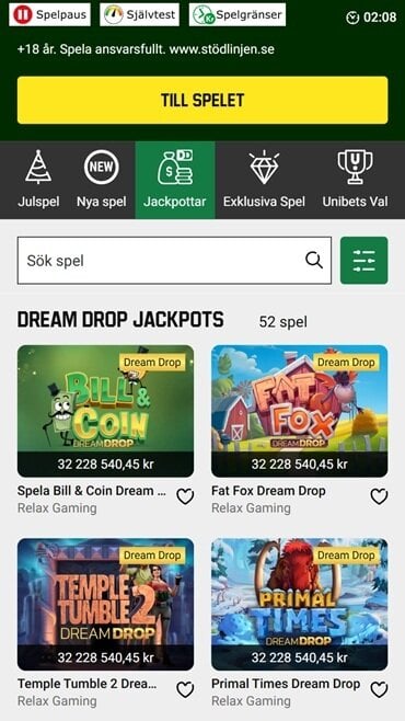 Unibet Spel