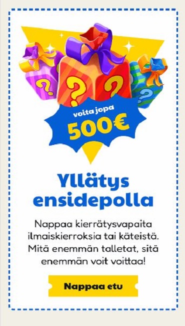 Tietoa kasinon tervetulobonuksesta