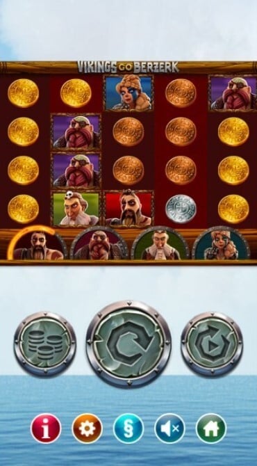 Vikings Go Berzerk Base Game - Base game of Vikings Go Berzerk by Yggdrasil before any spins