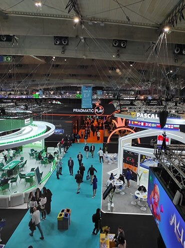 game provider stands at ice barcelona 2025