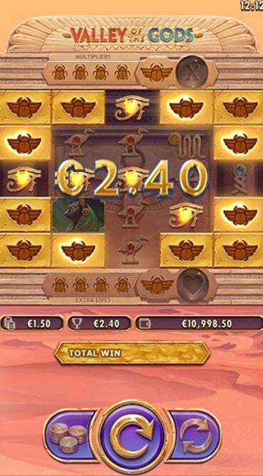 This is an example of a standard base game win, with all Blockers to be removed for the subsequent respin lit up.