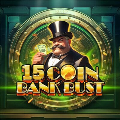 15 Coin Bank Bust
