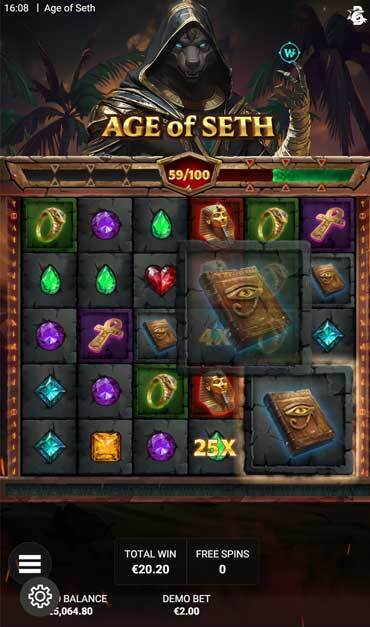 bigger blocks in age of seths free spin mode