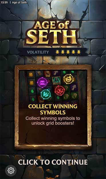 the introduction screen in age of seth