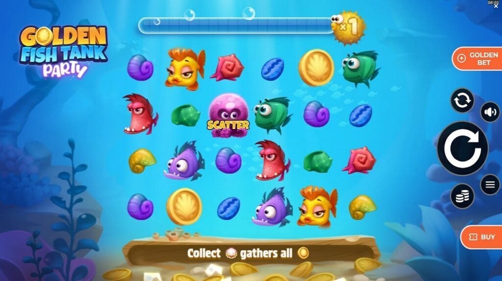 Golden Fish Tank Party
