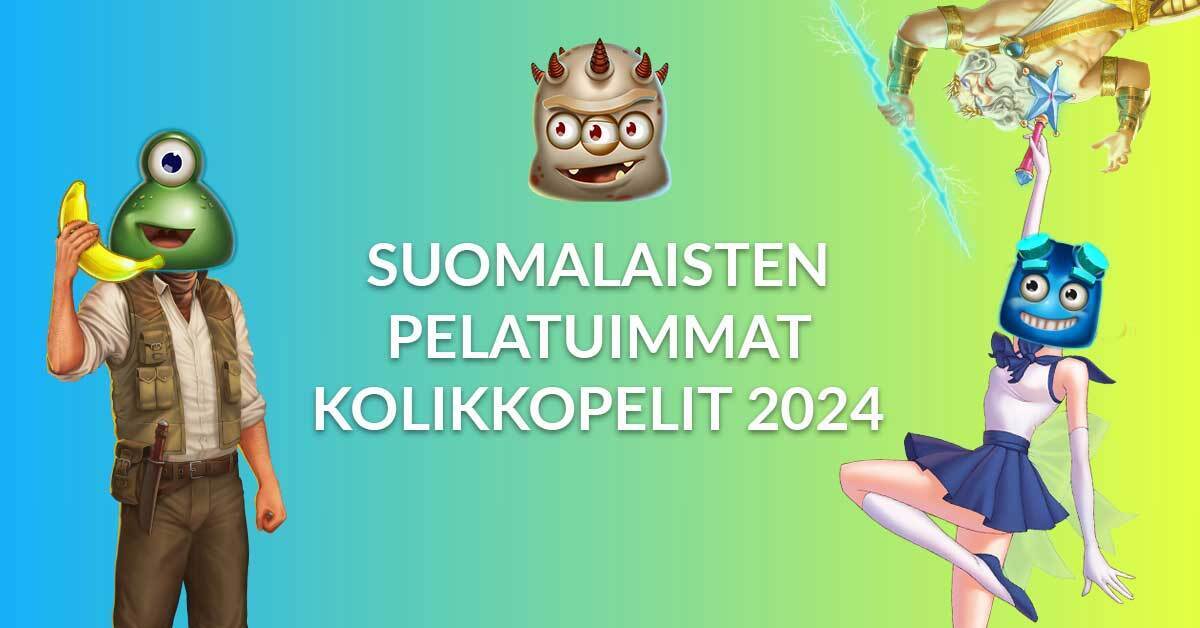 suomalaisten pelatuimmat kolikkopelit 2024
