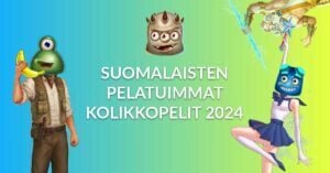 suomalaisten pelatuimmat kolikkopelit 2024
