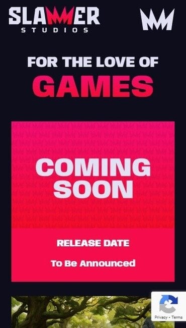 Slammer Studios’ scrollable game page, with tiles dedicated to new and upcoming slot releases.