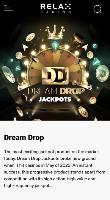 The Dream Drop progressive jackpot mechanic brings time-limited payouts galore.