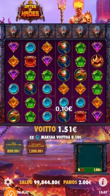 Tältä näyttää pelisse saatava voittoilmoitus