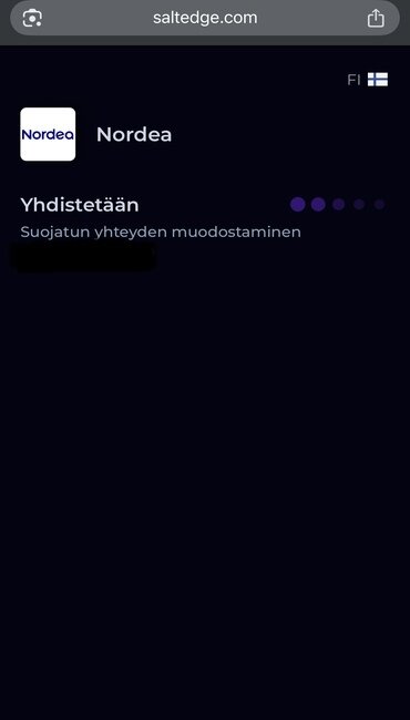 Suojatun yhteyden muodostaminen turvallista tunnistautumista varten.
